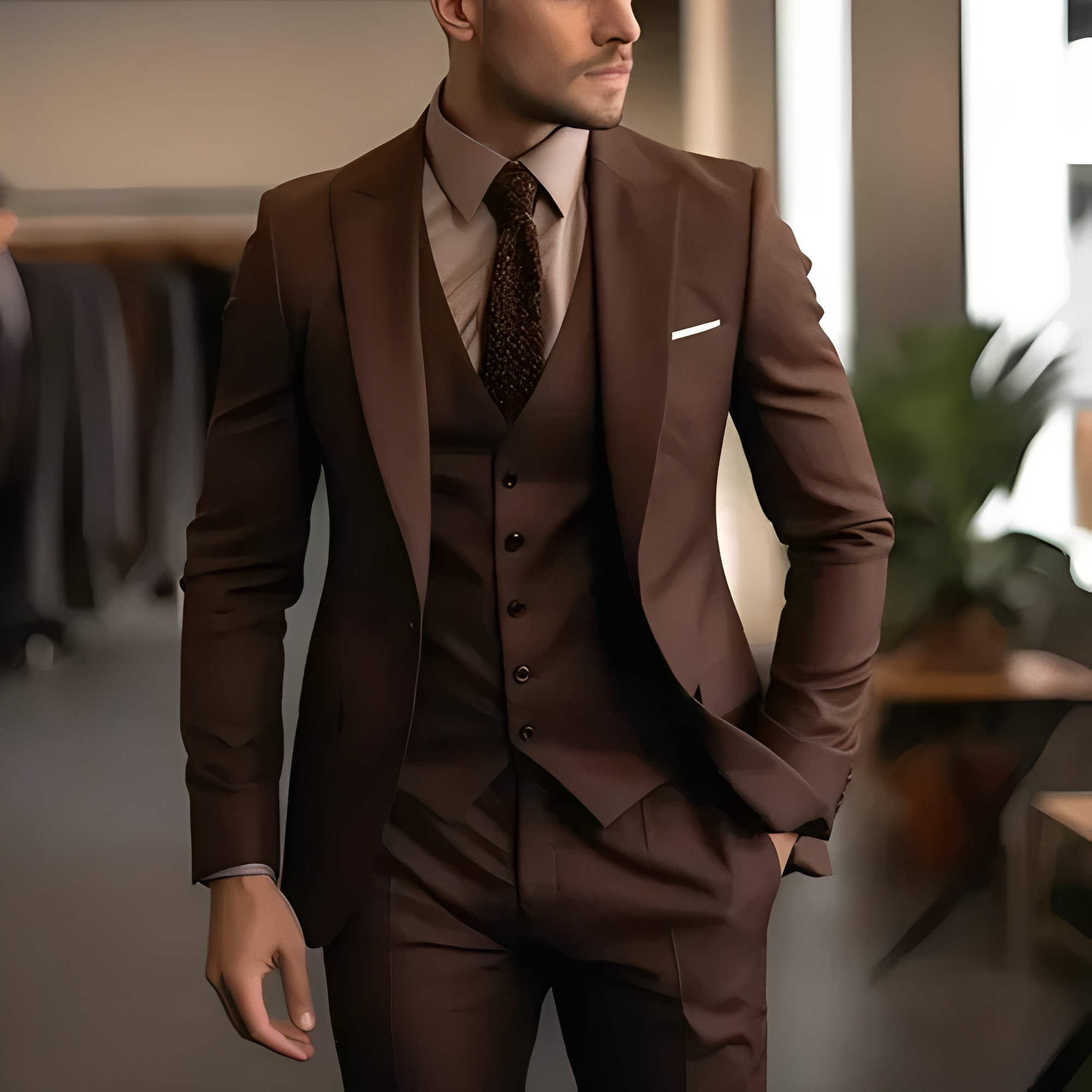 Abenner - Eleganter Dreiteiler-Anzug