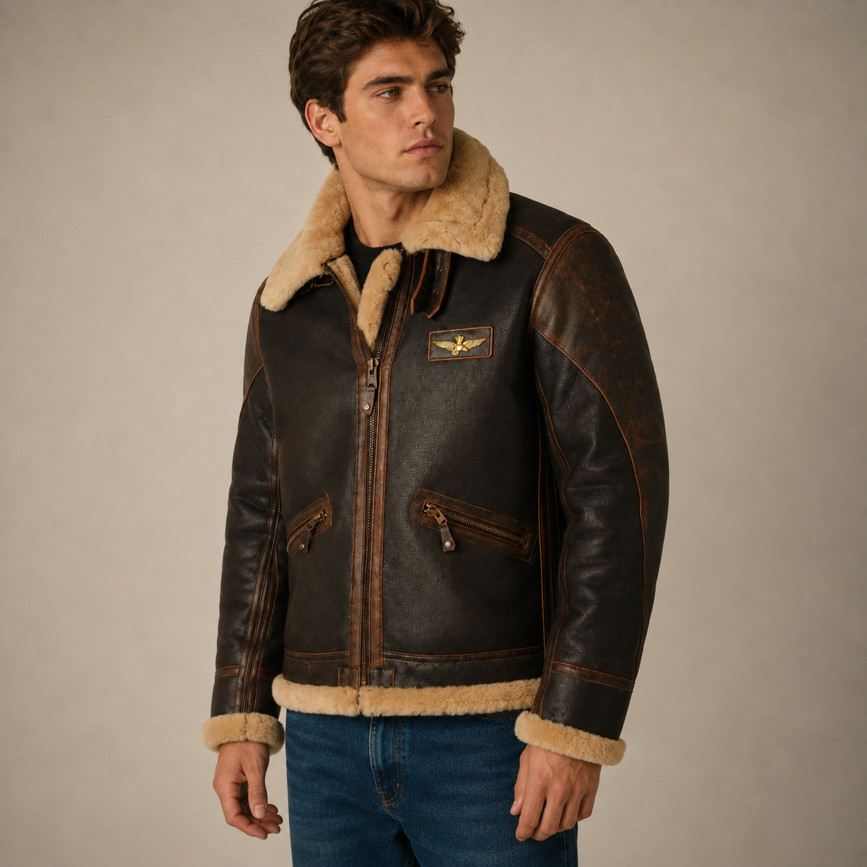 William - Klassische, dicke und warme Herrenjacke