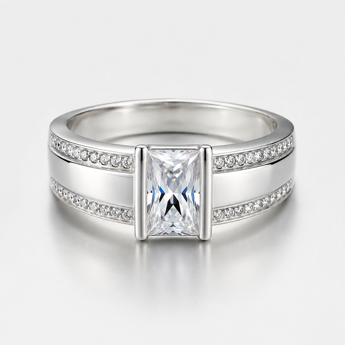 Vivienne – Vintage-Ring mit integriertem Kristall