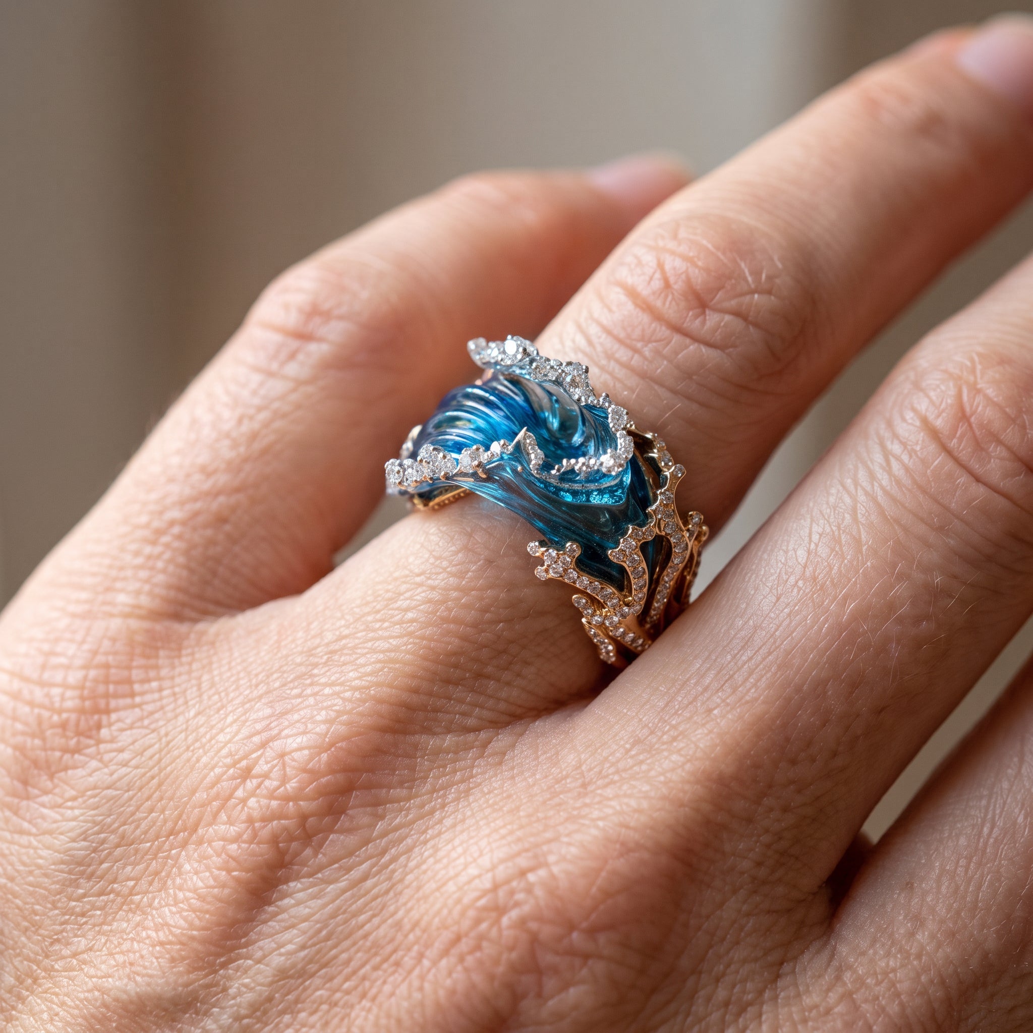 Mireya – Ring mit dem ewigen Raunen des Meeres
