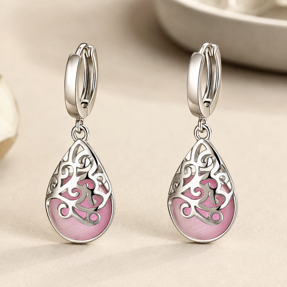 Selene – Ohrringe Lebensbaum aus 925er Sterlingsilber