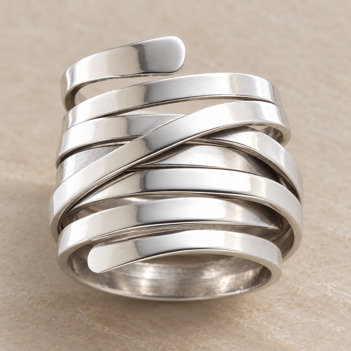 Bliss – Großzügiger Vintage-Silberring