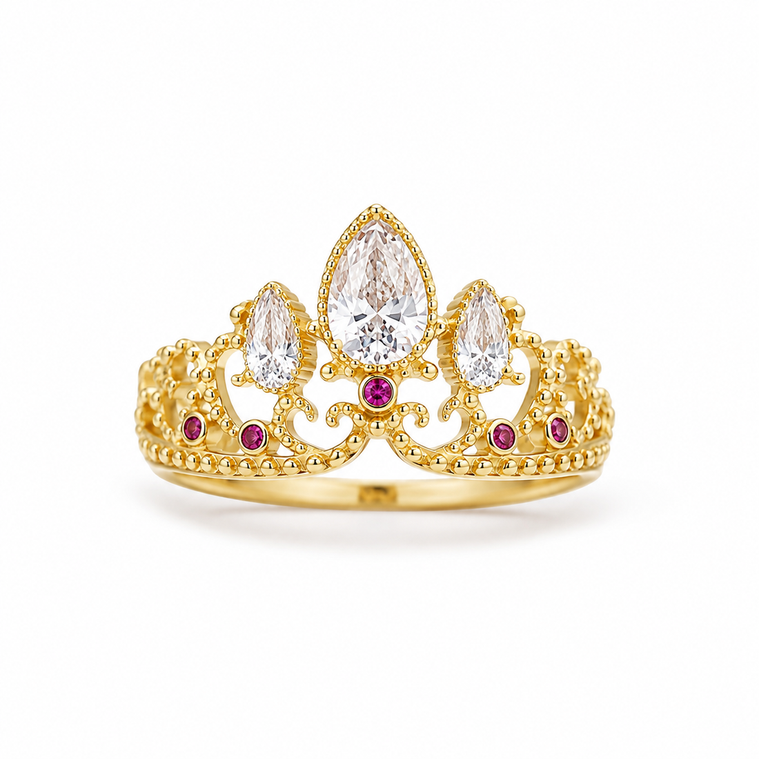 Krone Ring von Rapunzel - Der goldene Ring der Krone
