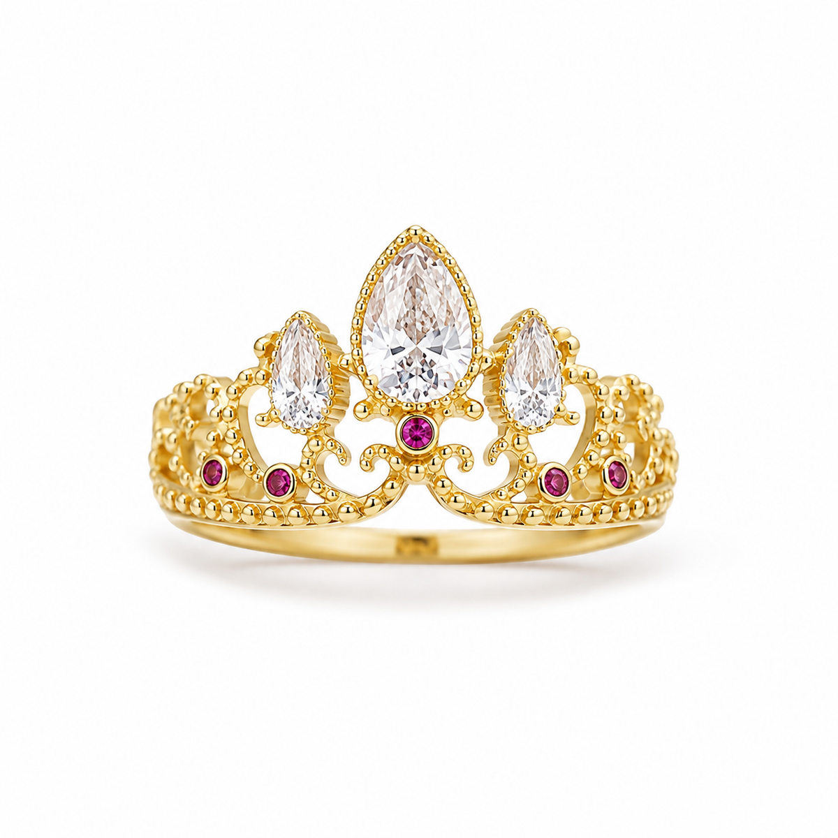 Krone Ring von Rapunzel - Der goldene Ring der Krone