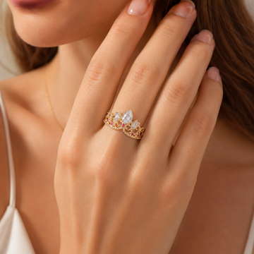 Krone Ring von Rapunzel - Der goldene Ring der Krone