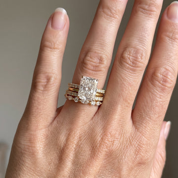 Jaily – Set mit 3 Eheringen aus 18K Gold