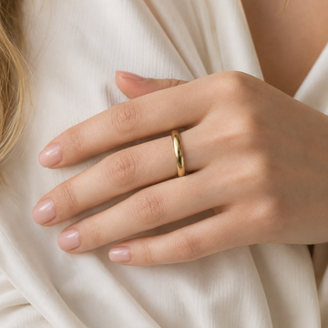 Eloane – Goldener Ring aus Edelstahl