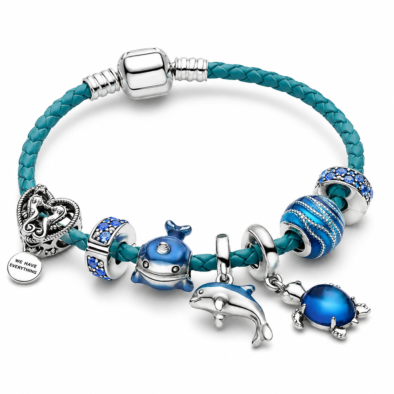 Ozean – Armband aus edlem Material mit maritimen Charms