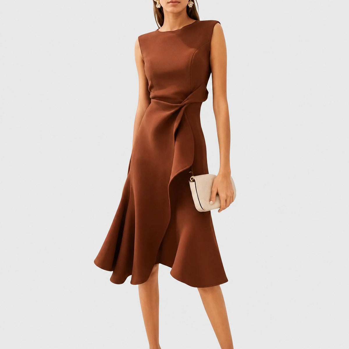 Stella - Schickes ärmelloses Midikleid
