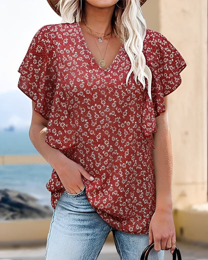 Vendee - Stilvolle Bluse mit Raffungen