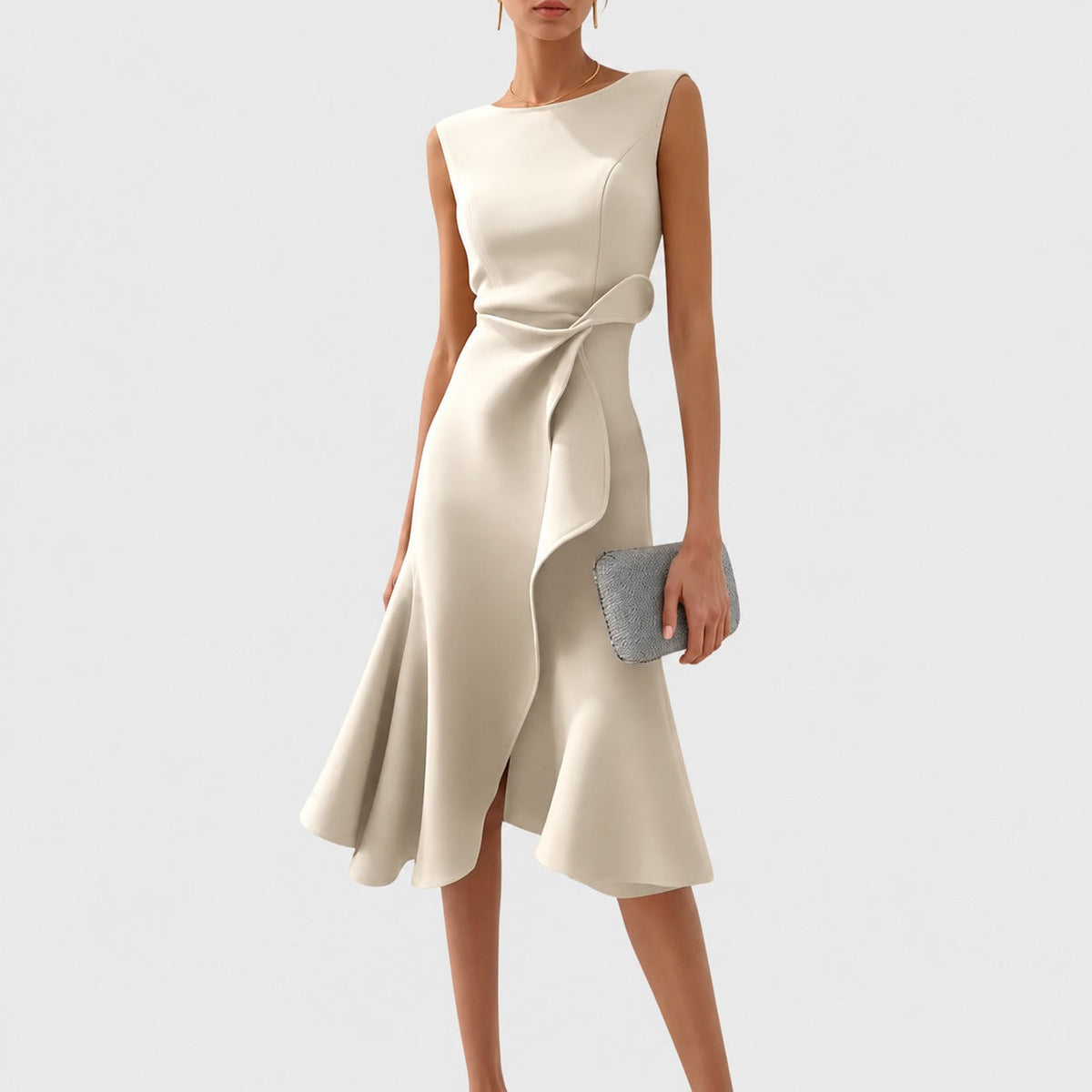 Stella - Schickes ärmelloses Midikleid