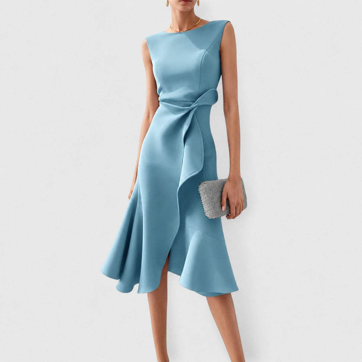 Stella - Schickes ärmelloses Midikleid