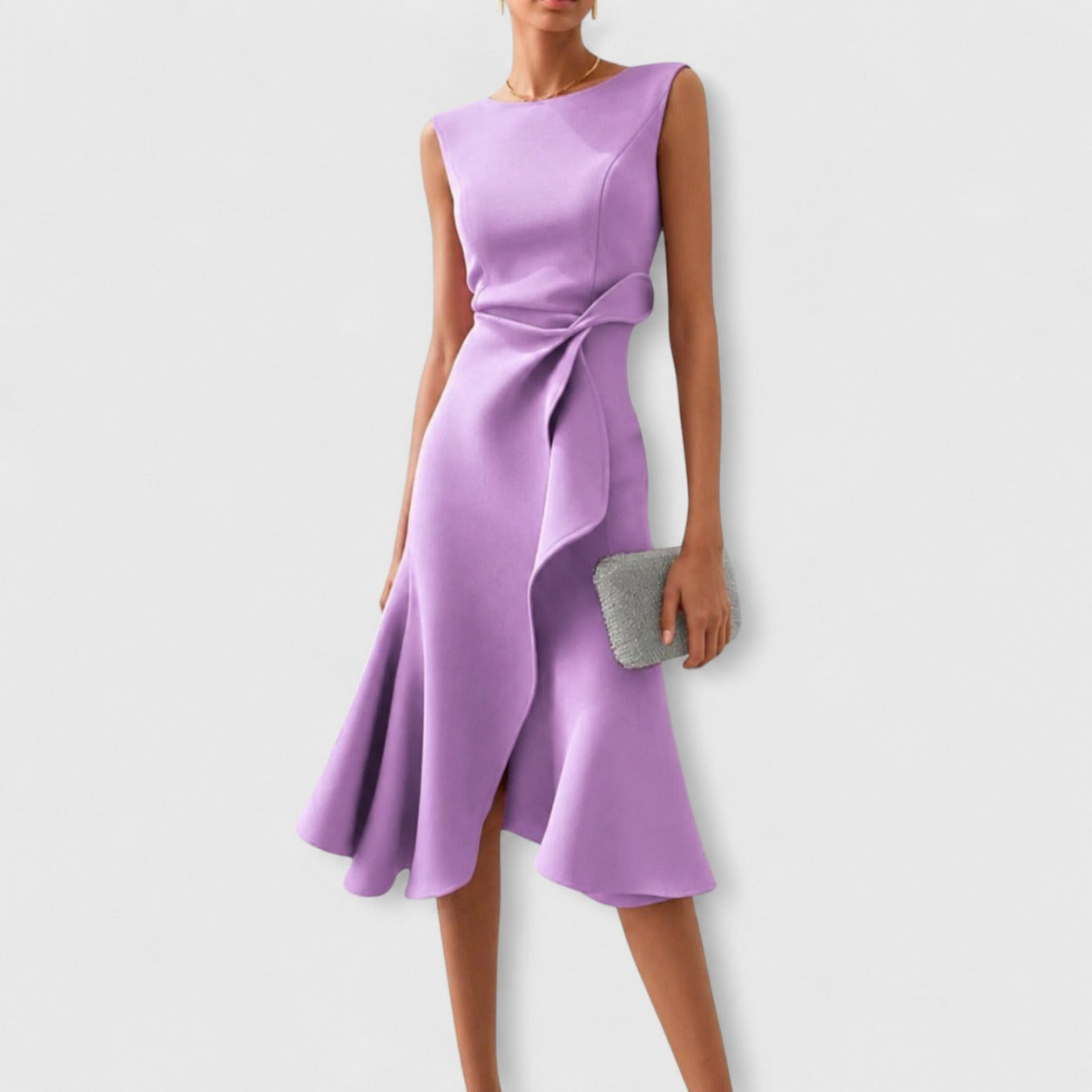 Stella - Schickes ärmelloses Midikleid