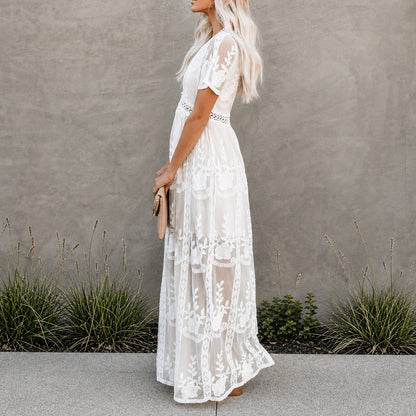 Alison - Elegantes Maxikleid aus leichtem Stoff