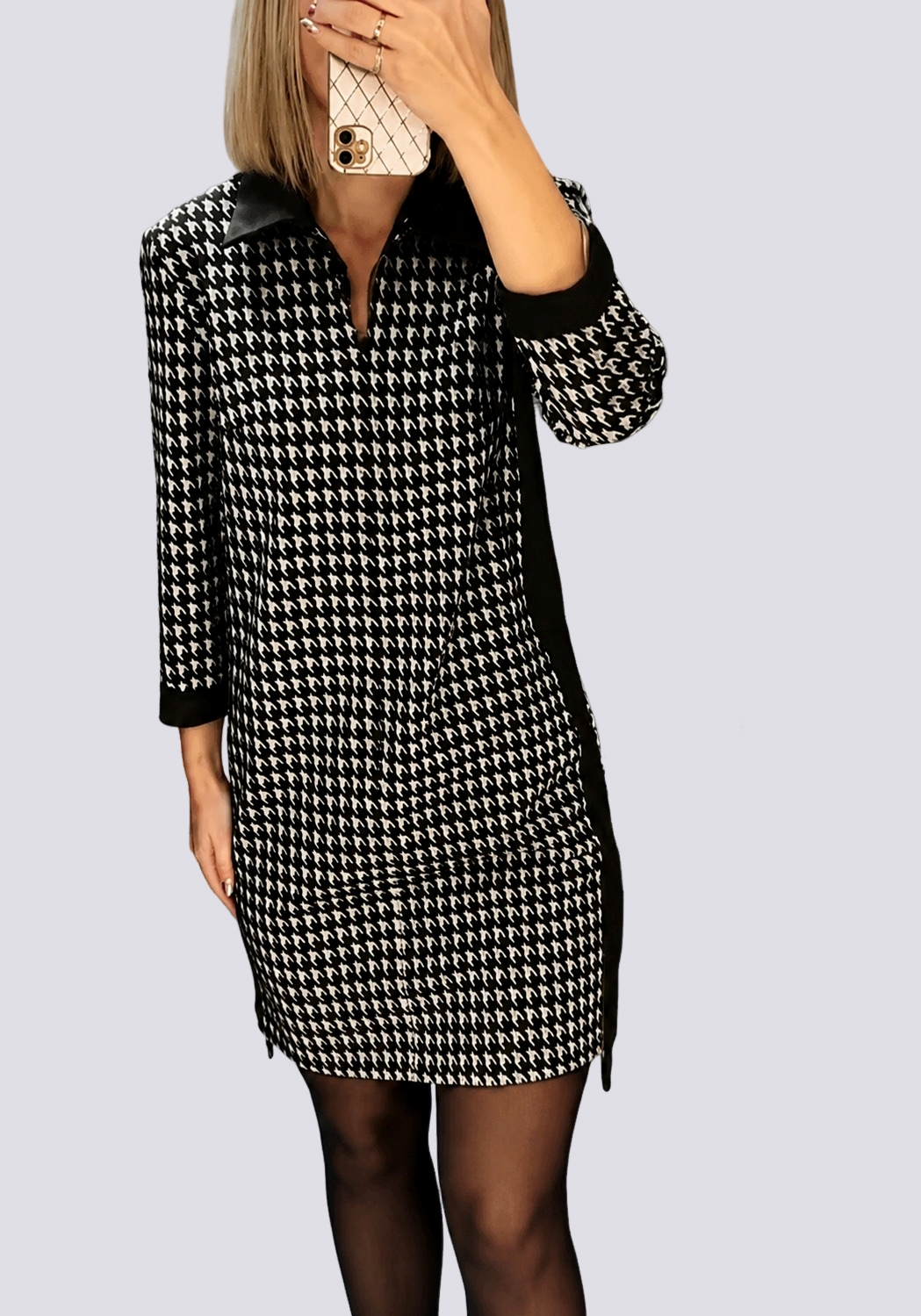 Saskia - Elegantes Minikleid mit Revers