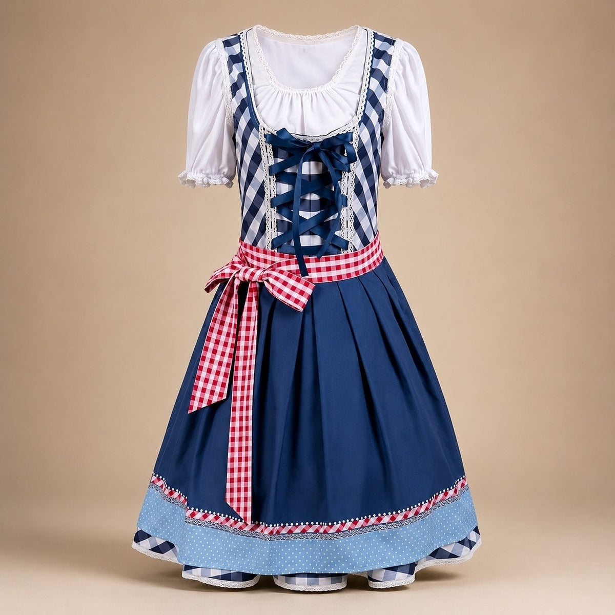 Mila - Stilvolles Oktoberfest-Dirndl (Futter nicht enthalten)