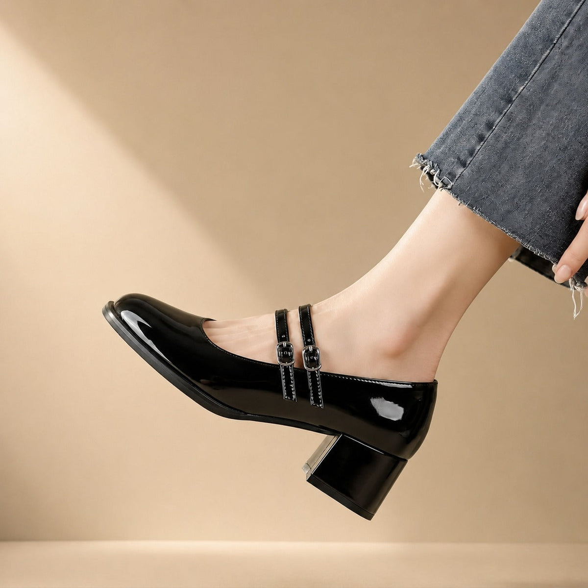 Curtis - Hochwertige Sandalen mit Blockabsatz