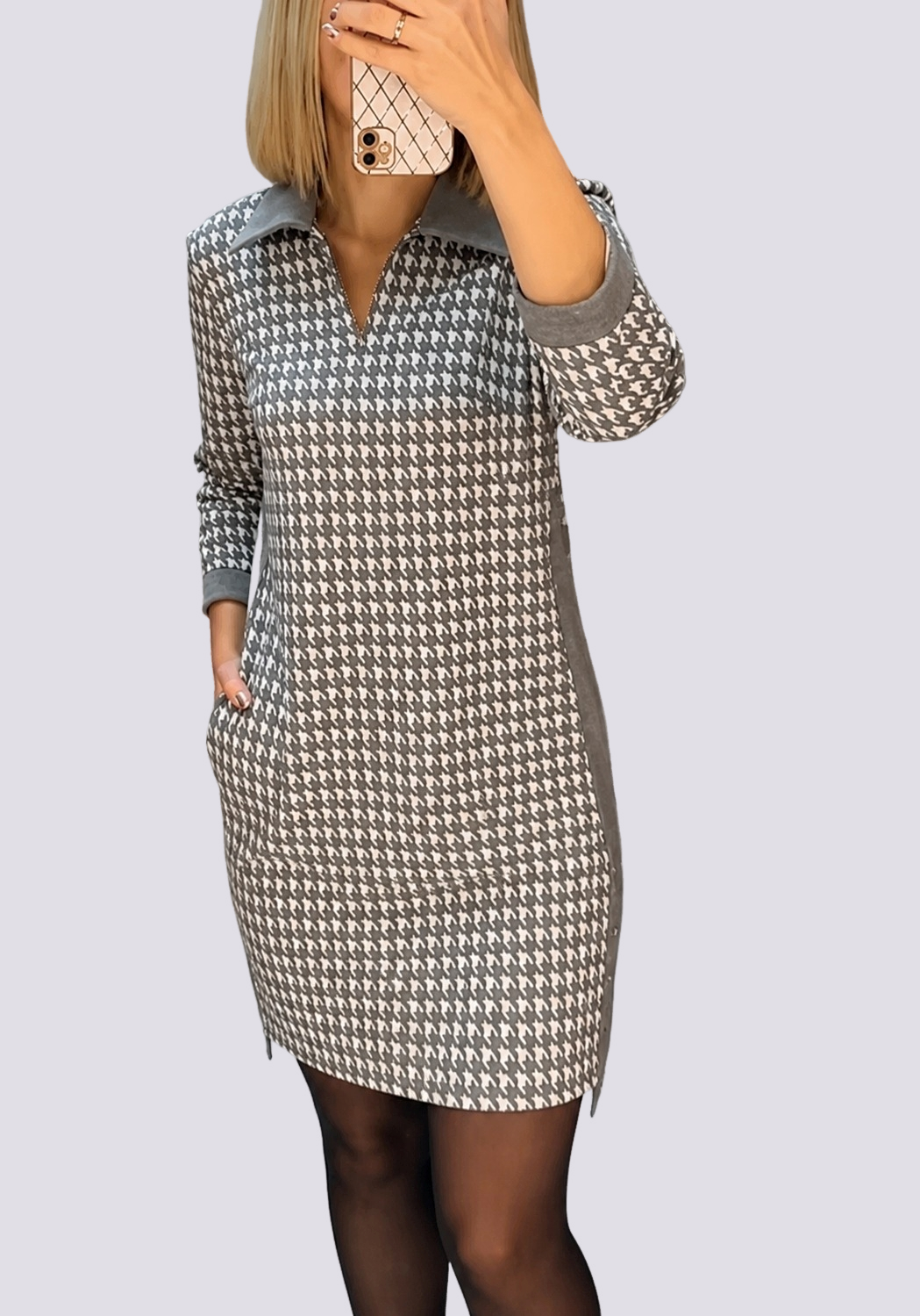Saskia - Elegantes Minikleid mit Revers