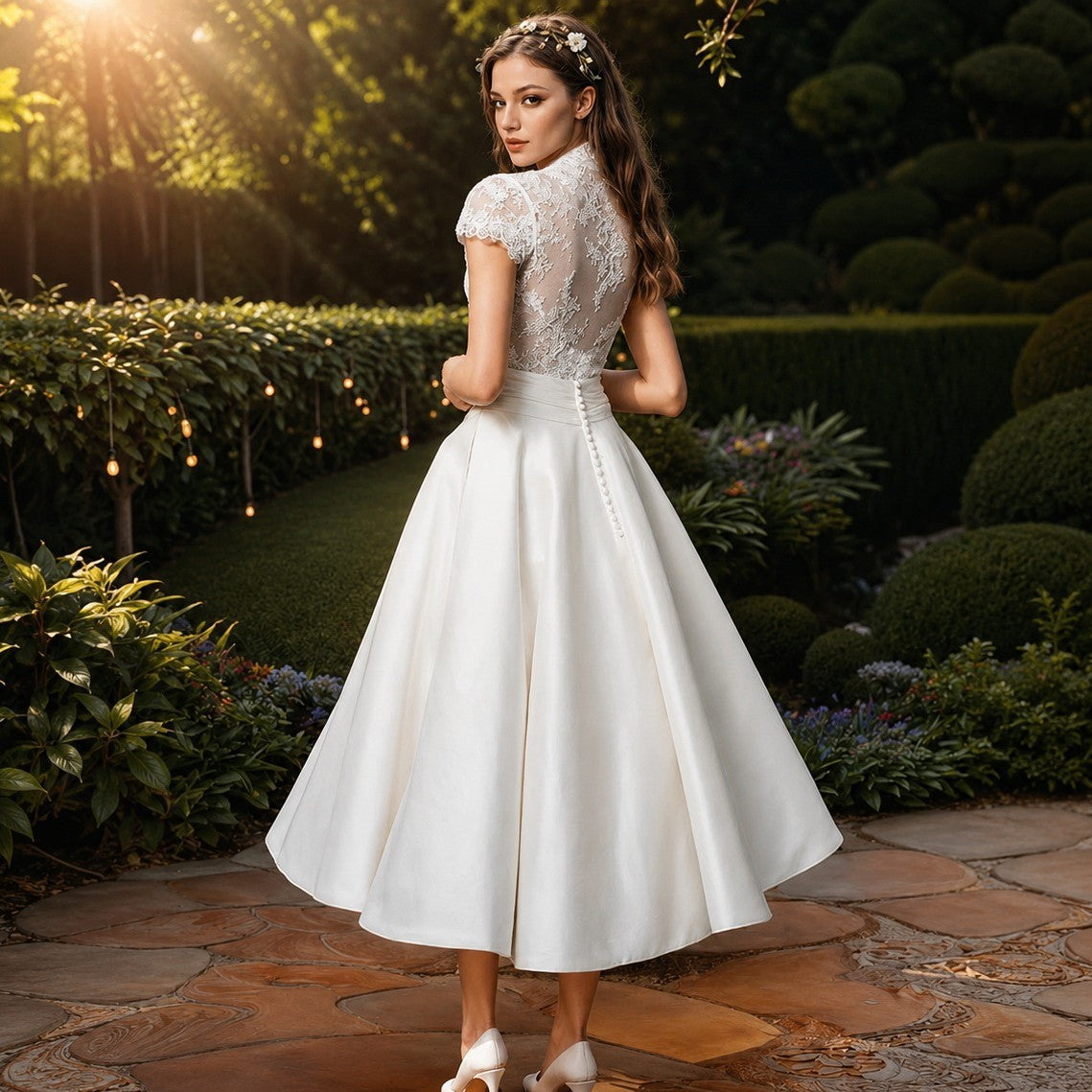 Kieran - Schickes Midikleid in A-Linien-Form