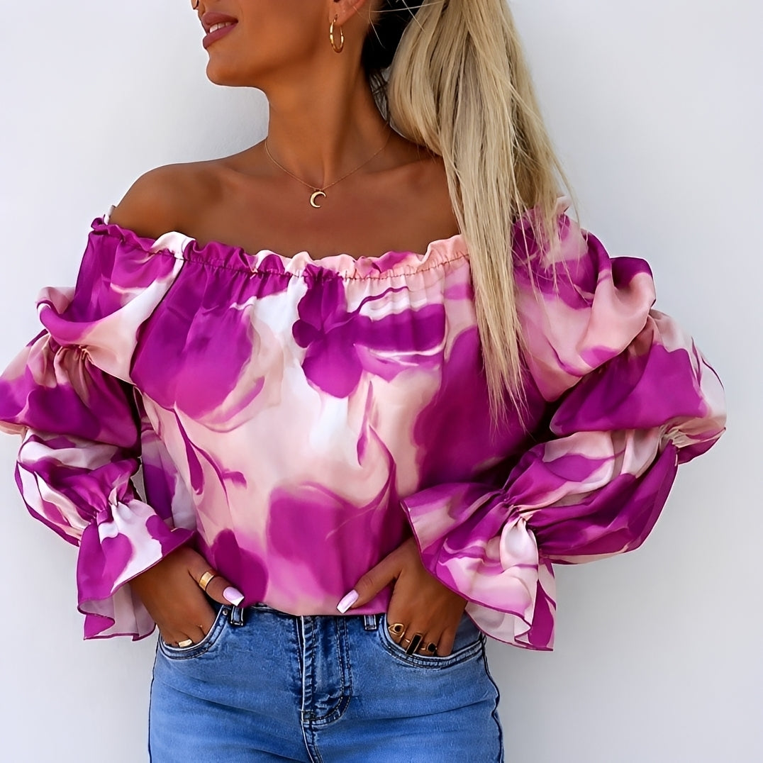 Priya - Stilvolle Bunte Bluse