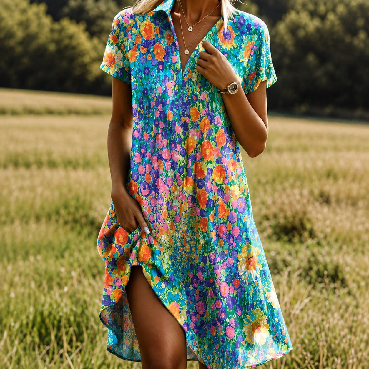 Carrie - Stilvolles Boho-Kleid