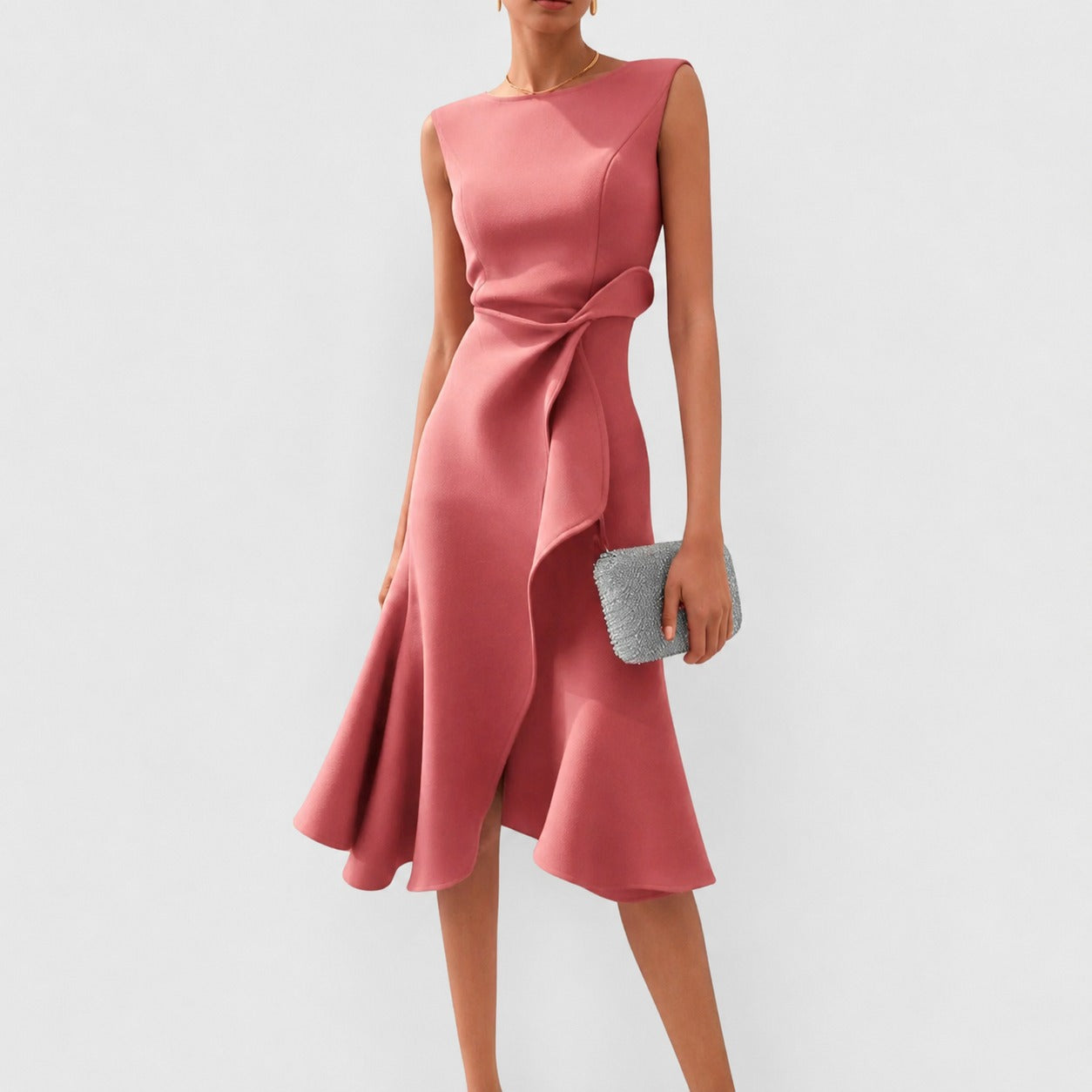 Stella - Schickes ärmelloses Midikleid
