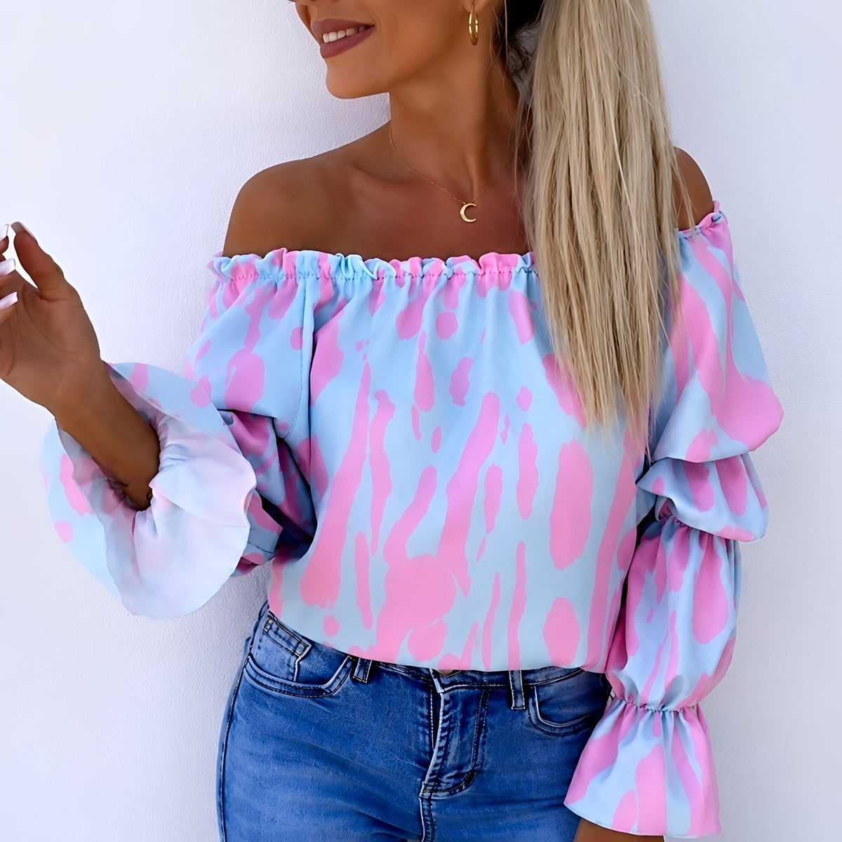 Priya - Stilvolle Bunte Bluse