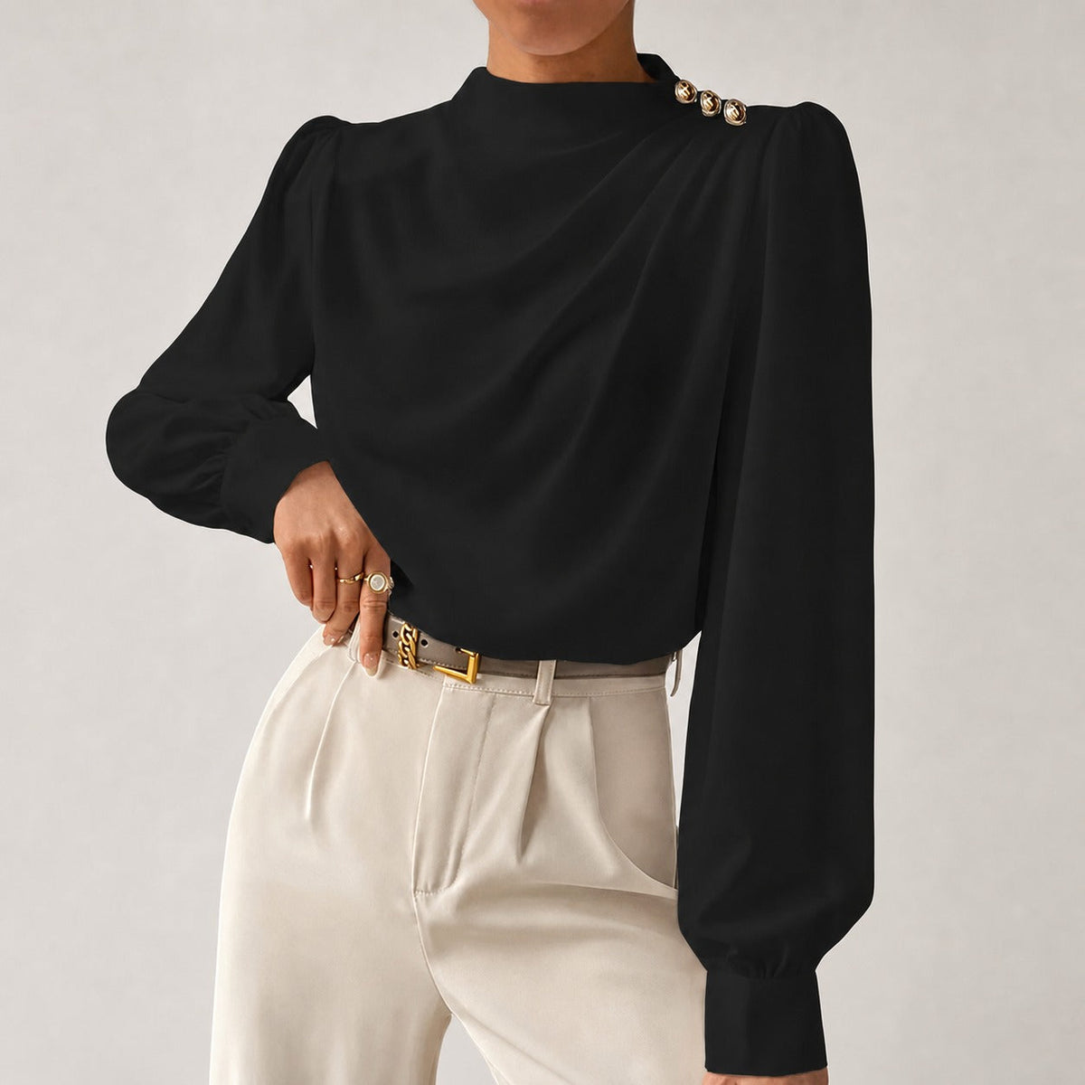 Susan - Elegante Bluse mit Komfortablem Schnitt