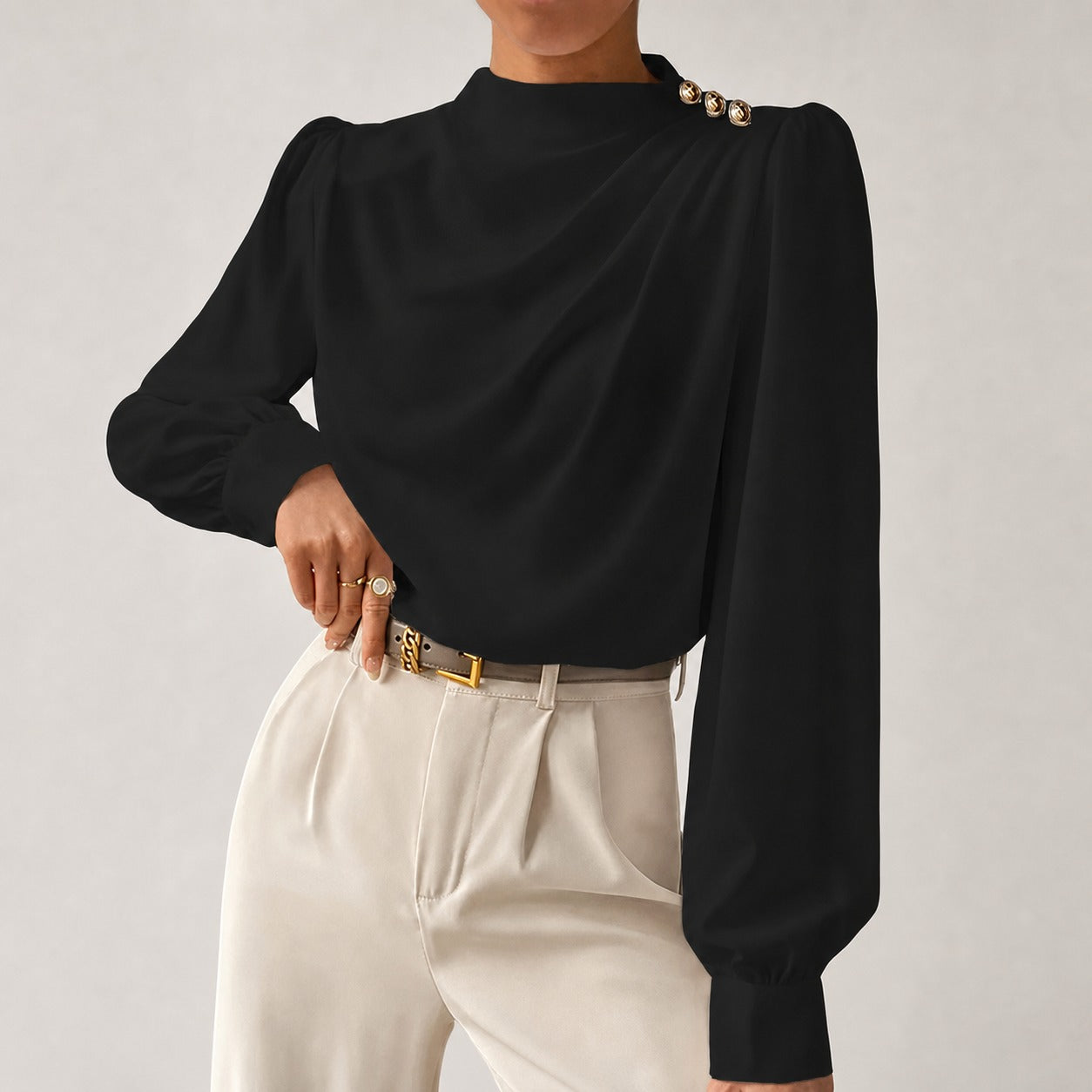 Susan - Elegante Bluse mit Komfortablem Schnitt