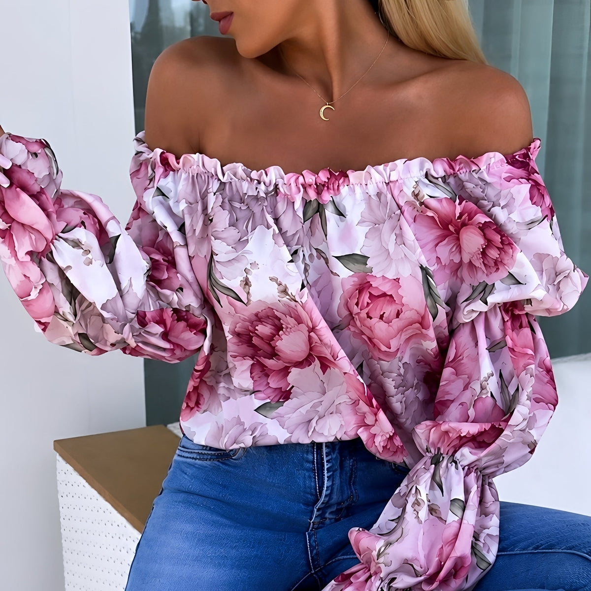 Priya - Stilvolle Bunte Bluse
