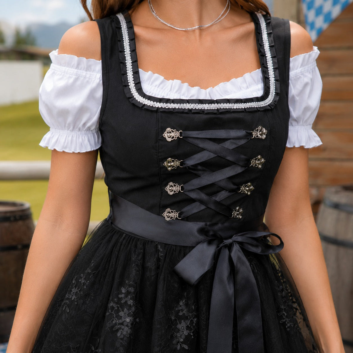 Tyrese - Stilvolles, zeitgemäßes Oktoberfestkleid (Futter nicht enthalten)