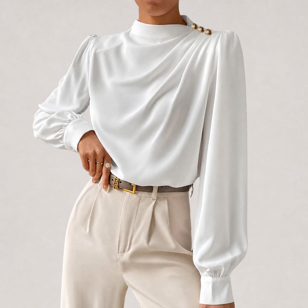 Susan - Elegante Bluse mit Komfortablem Schnitt