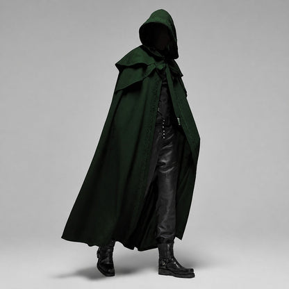Lucien - Elegantes Kapuzencape im Gothic-Stil