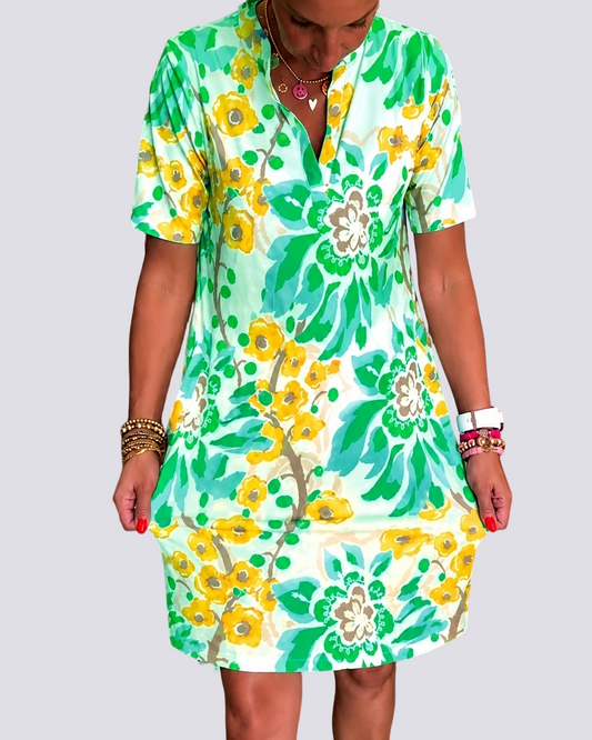 Pauline - Kleid mit floralen Mustern