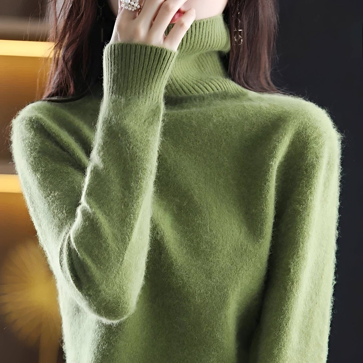 Letizia - Eleganter Rollkragenpullover