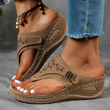 Marcel - Trendige Keilsandalen