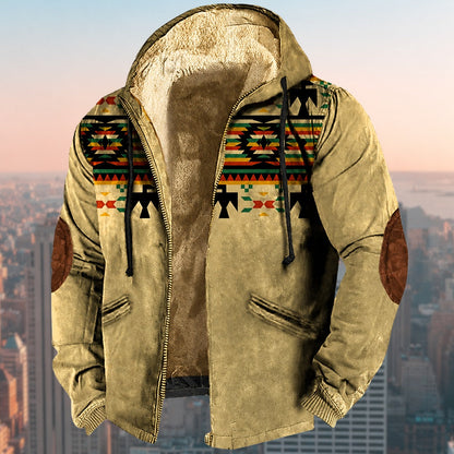 Laszlo - Herren-Hoodie mit Tribal-Muster