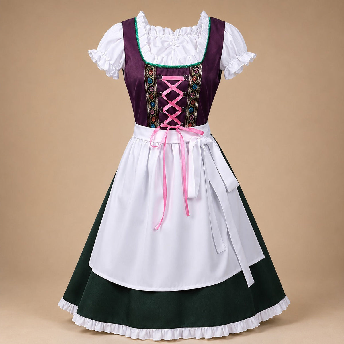 Mila - Stilvolles Oktoberfest-Dirndl (Futter nicht enthalten)