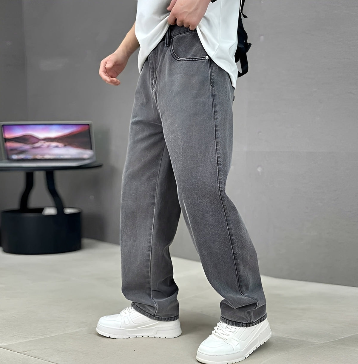 Garza - Lässig geschnittene Gerade Jeans