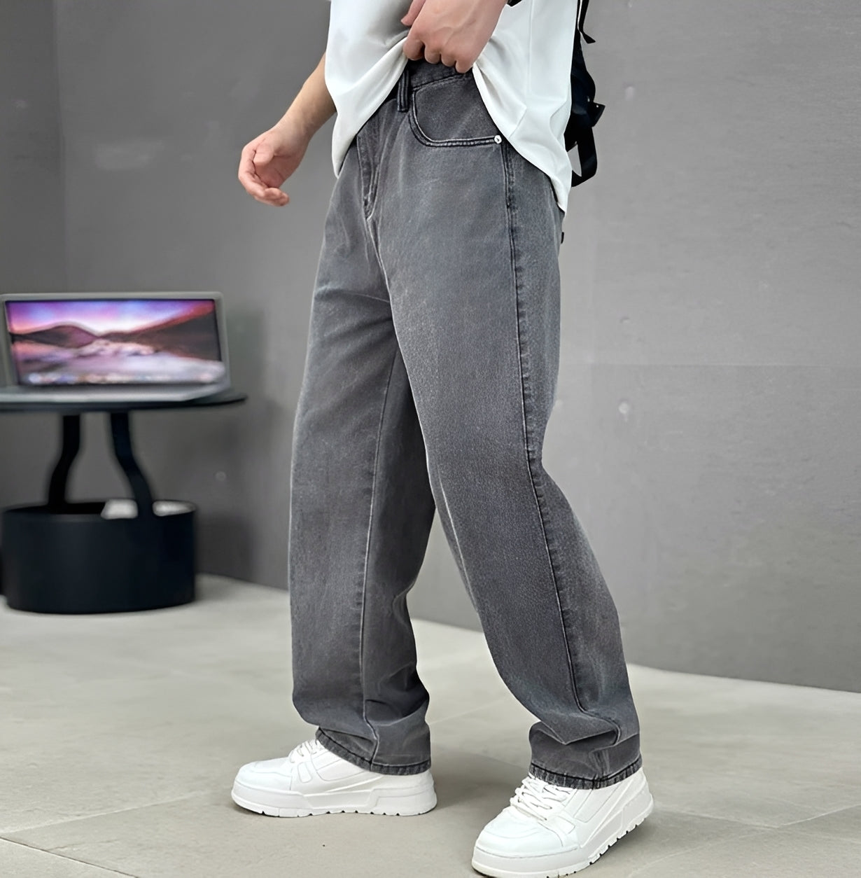 Garza - Lässig geschnittene Gerade Jeans