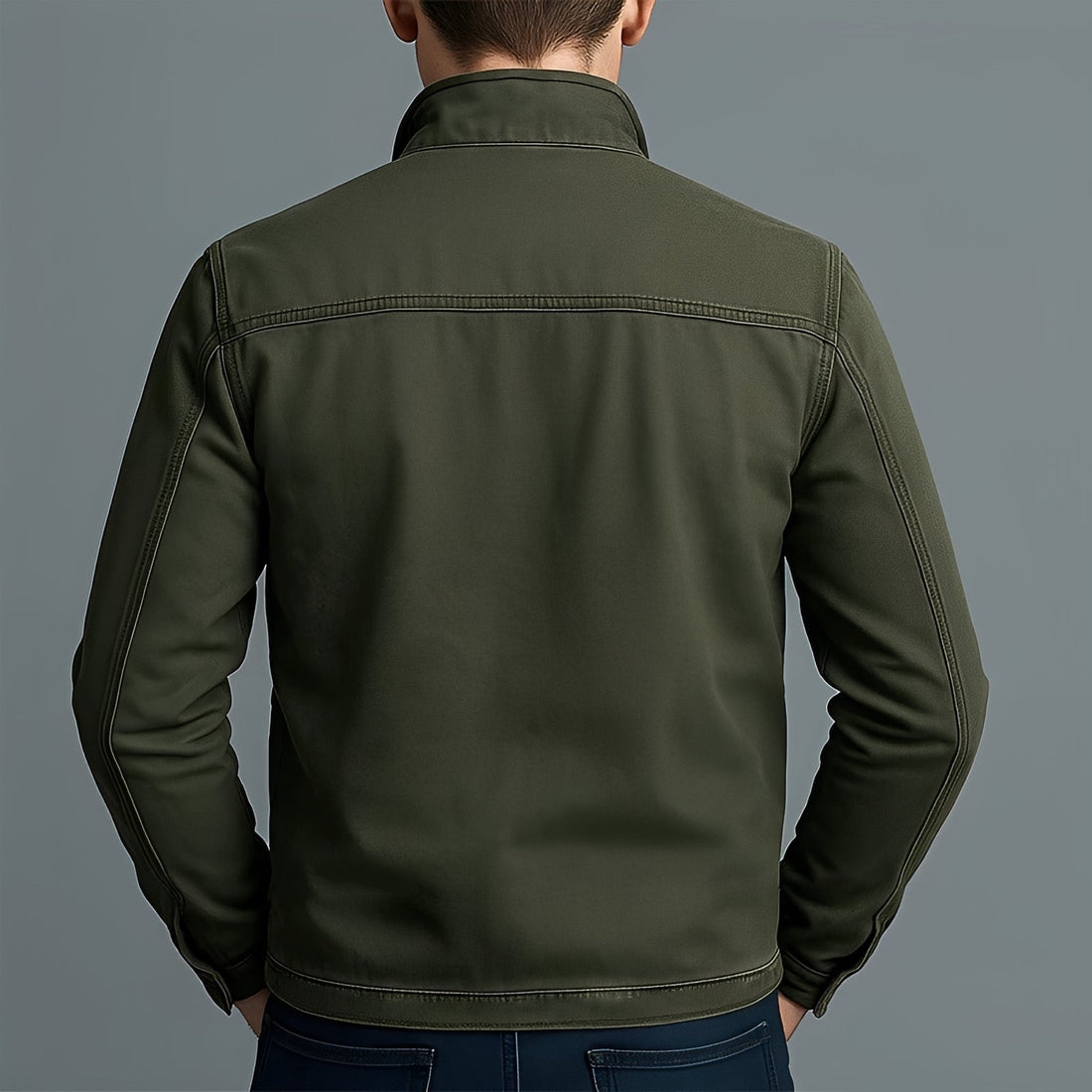 Jaden - Locker gewaschene Jacke mit Reißverschluss