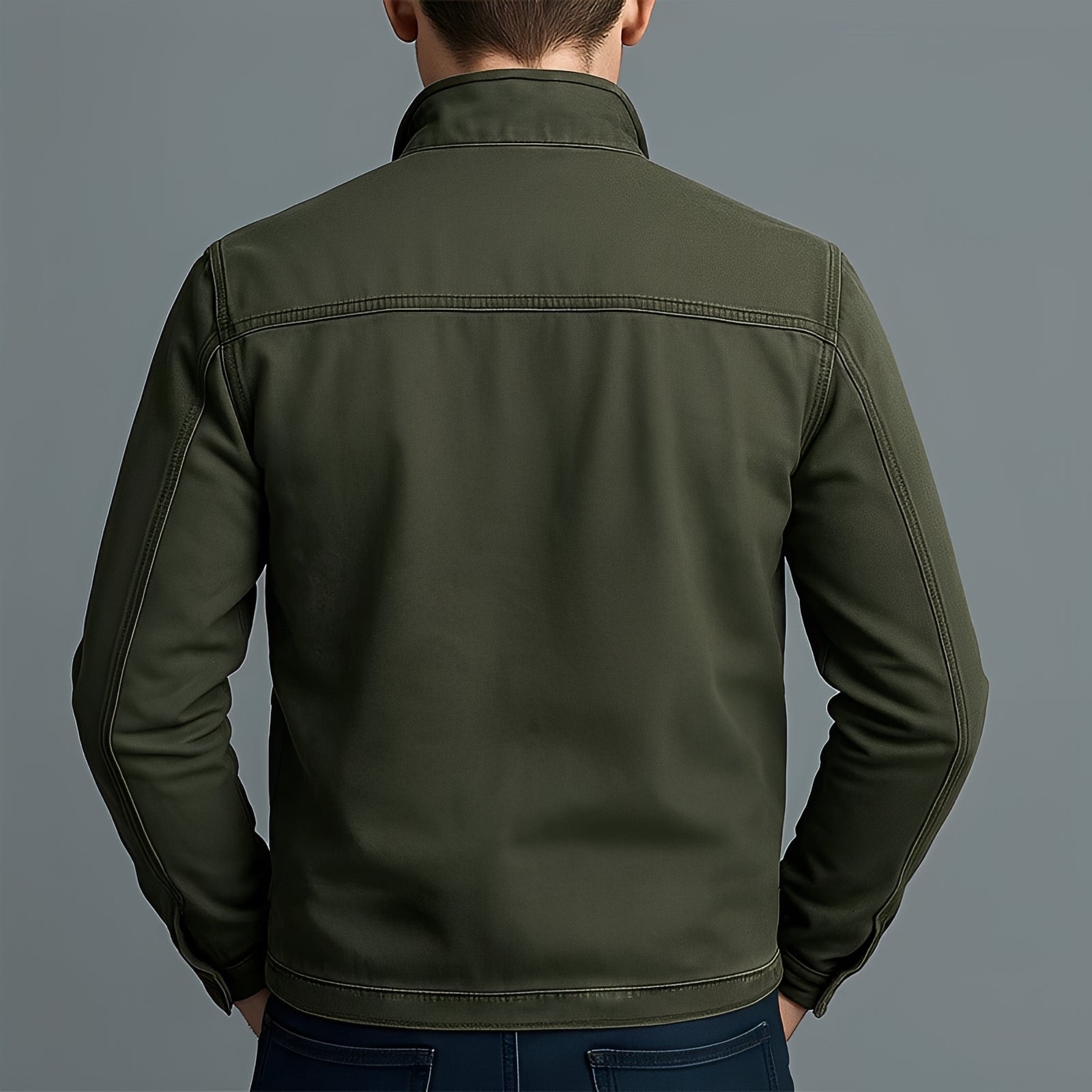 Jaden - Locker gewaschene Jacke mit Reißverschluss