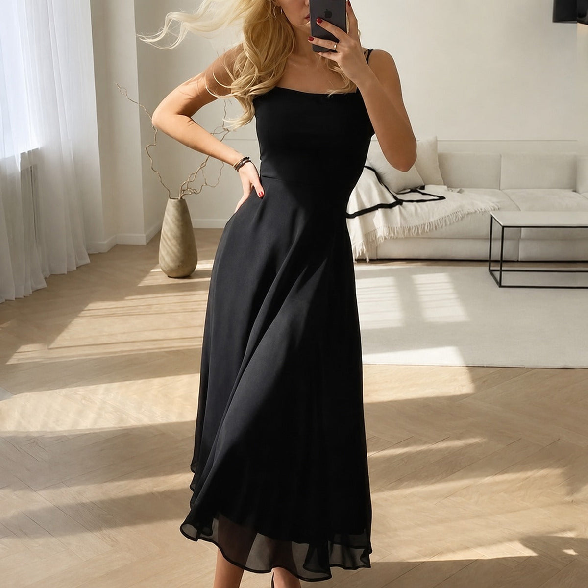 Eva - Elegantes ärmelloses Kleid