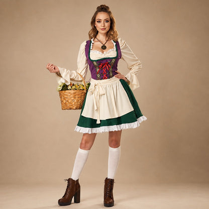 Eleanor - Oktoberfest-Kleid für besondere Anlässe mit langen Ärmeln