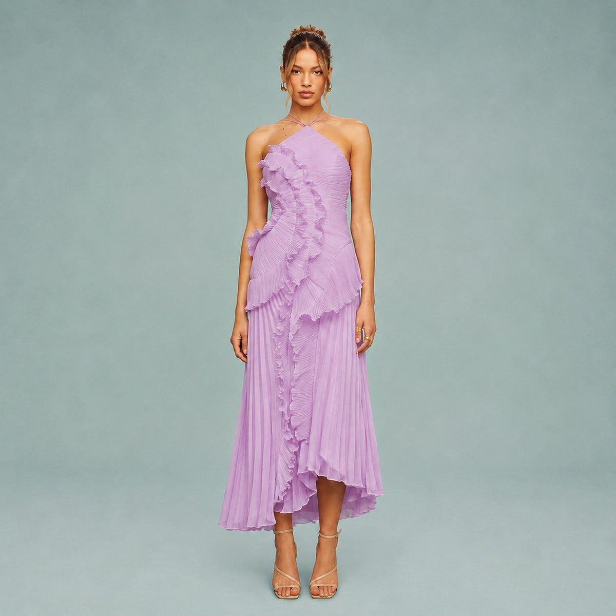 Roxan - Unkompliziertes Ein-Schulter-Maxikleid