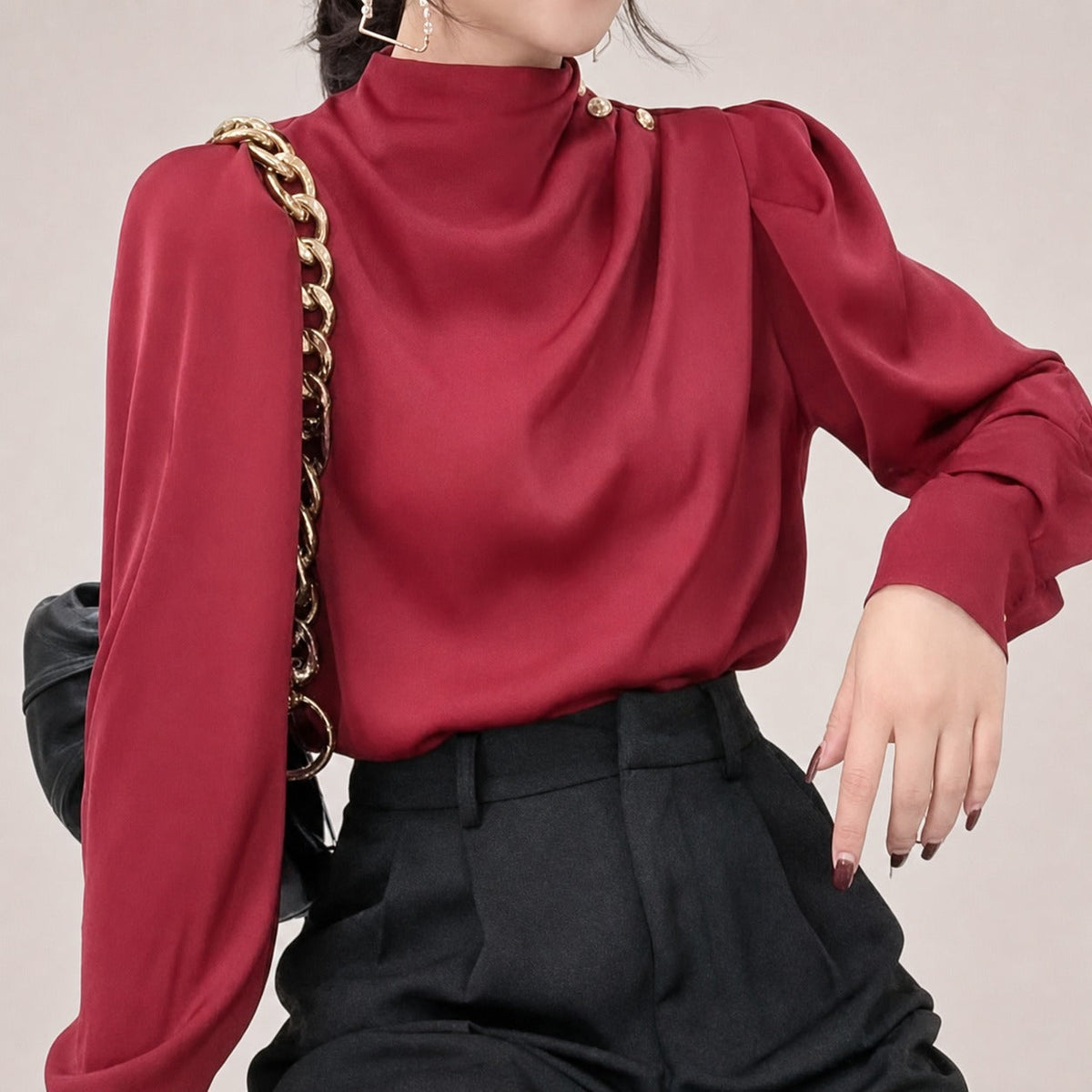 Susan - Elegante Bluse mit Komfortablem Schnitt