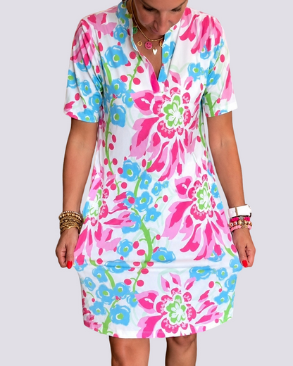 Pauline - Kleid mit floralen Mustern