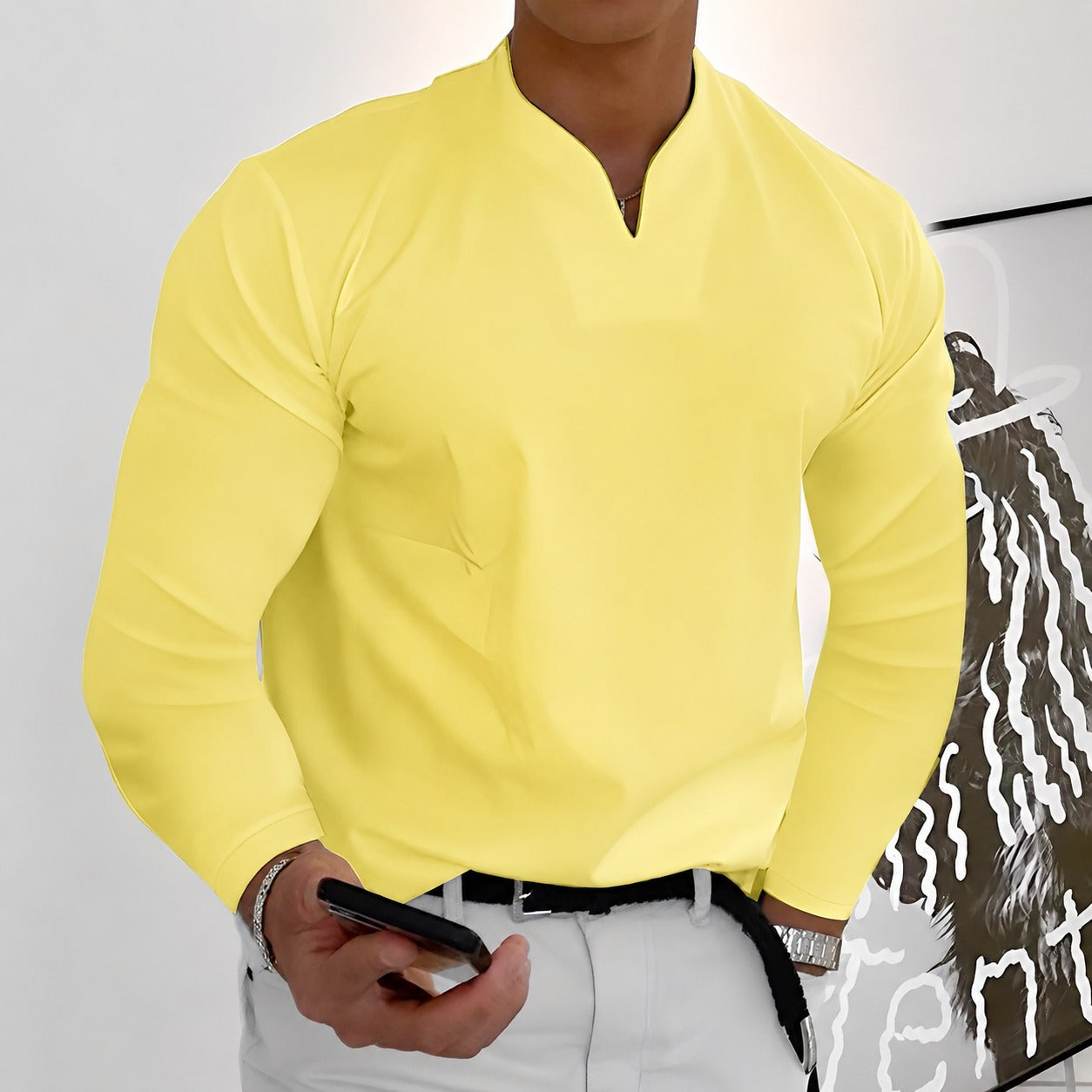 Corentin - Elegantes Herrenhemd mit langen Ärmeln