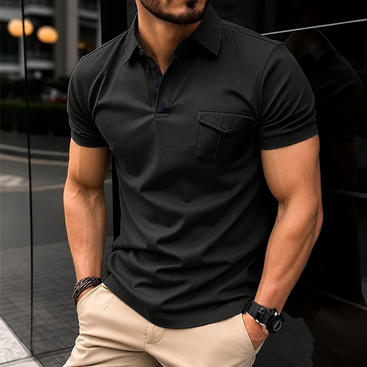 Jayden - Schickes, figurbetontes Polohemd