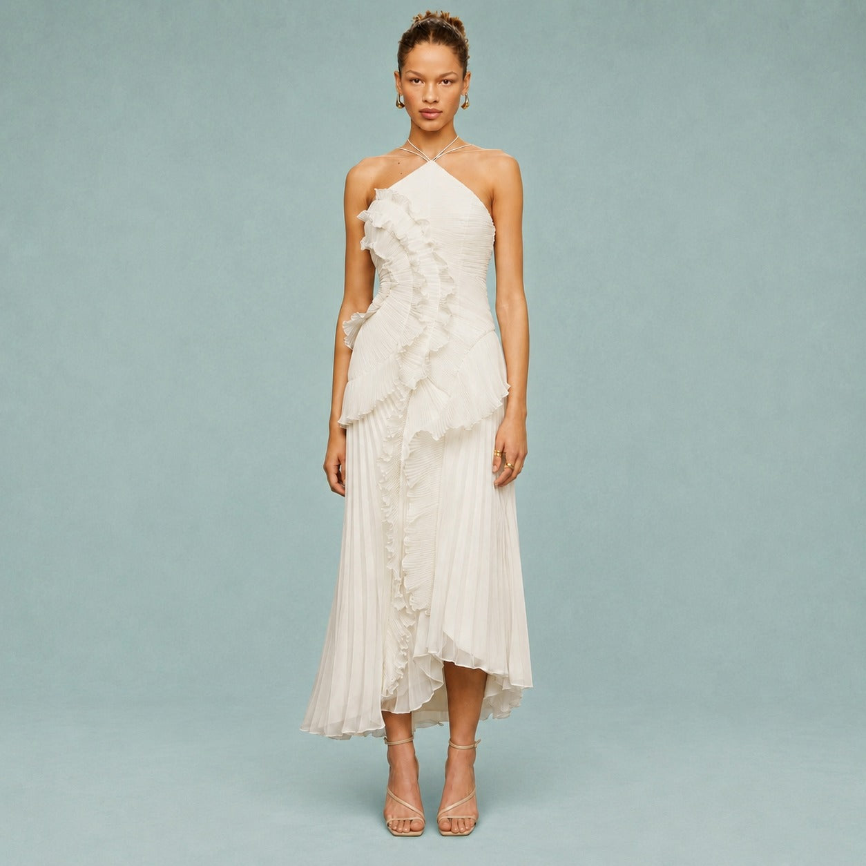 Roxan - Unkompliziertes Ein-Schulter-Maxikleid